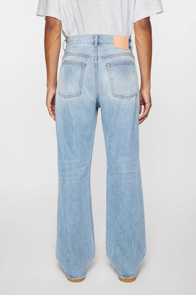 Men Loose Fit Jeans 8211 2021M Light Blue Acne Studios Jeans