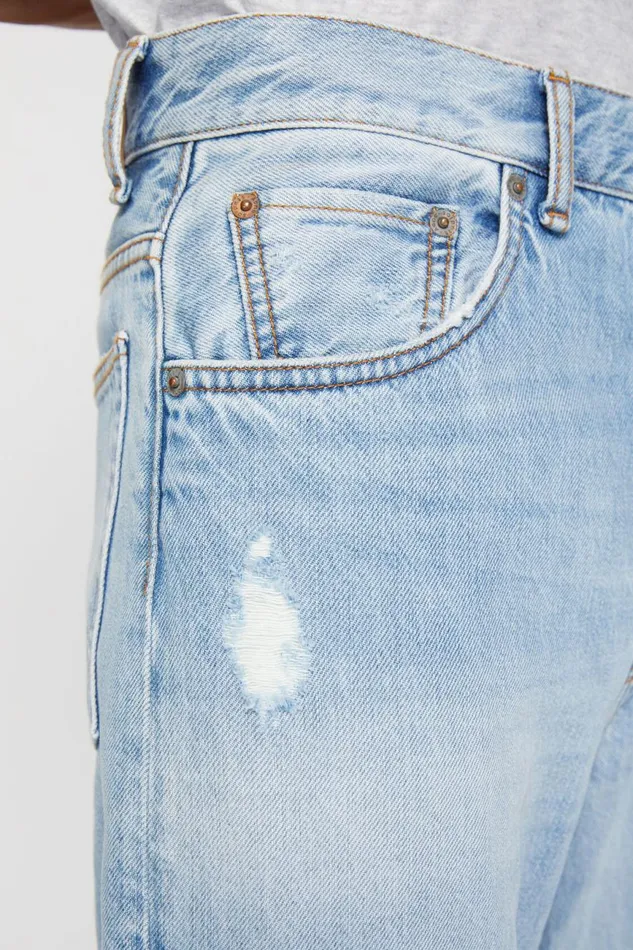 Men Loose Fit Jeans 8211 2021M Light Blue Acne Studios Jeans