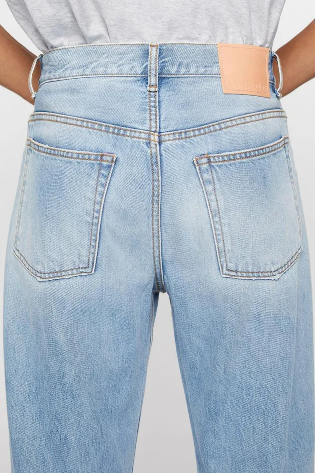 Men Loose Fit Jeans 8211 2021M Light Blue Acne Studios Jeans