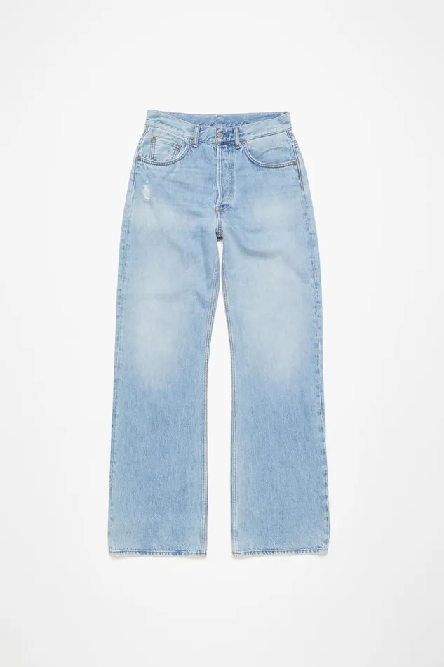 Men Loose Fit Jeans 8211 2021M Light Blue Acne Studios Jeans