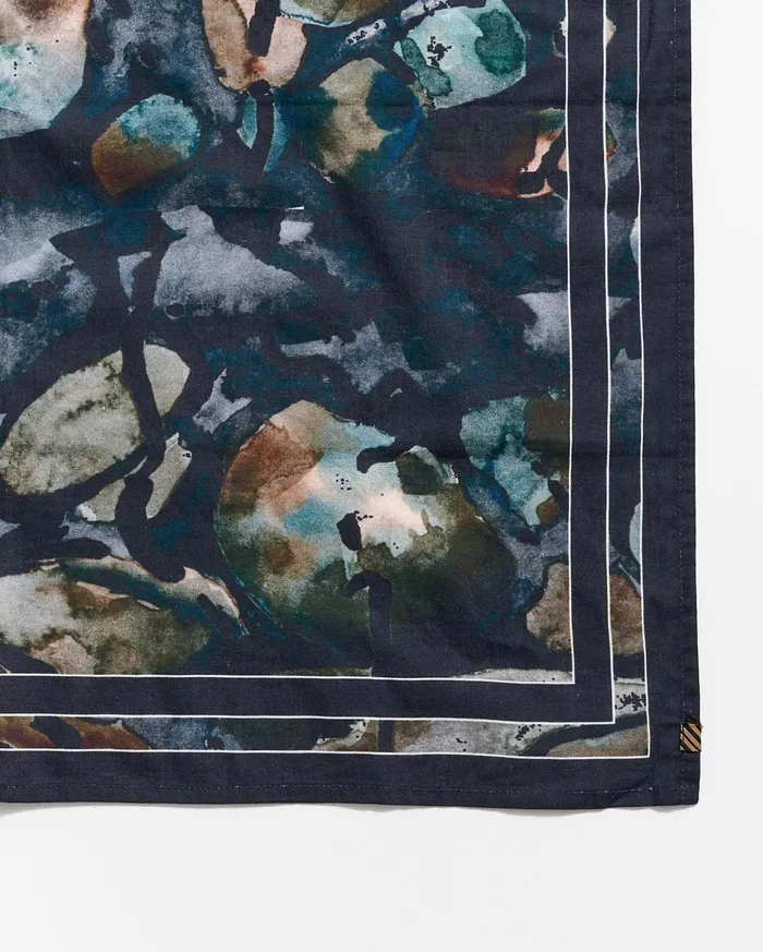 Men Low Tide Bandana Black Mix Billy Reid Accessories