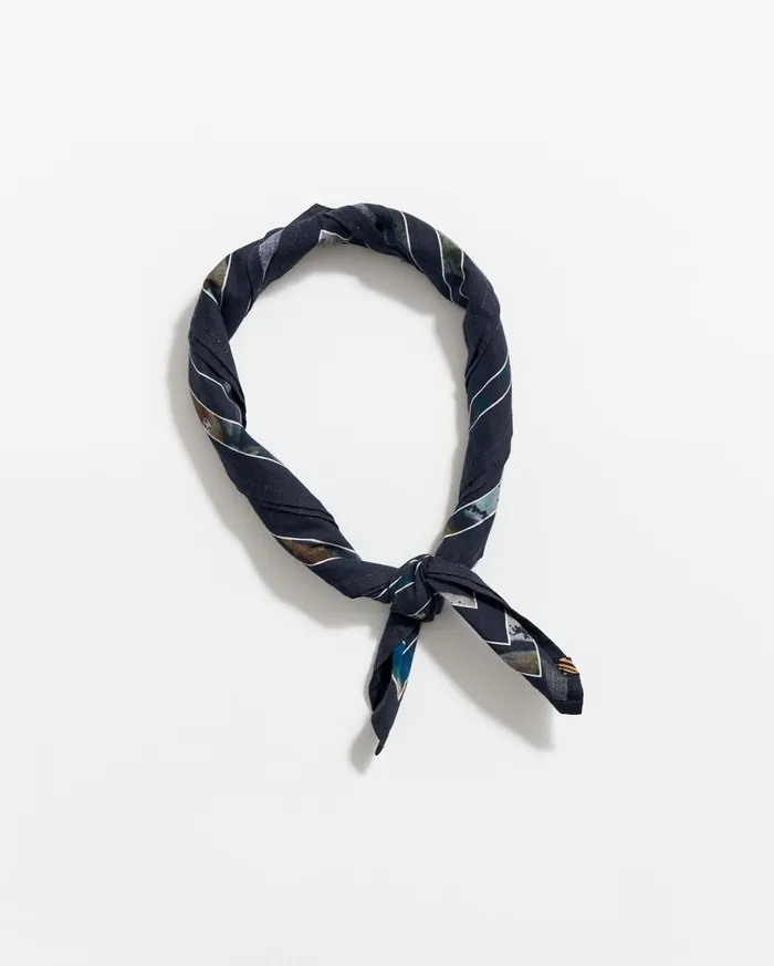 Men Low Tide Bandana Black Mix Billy Reid Accessories