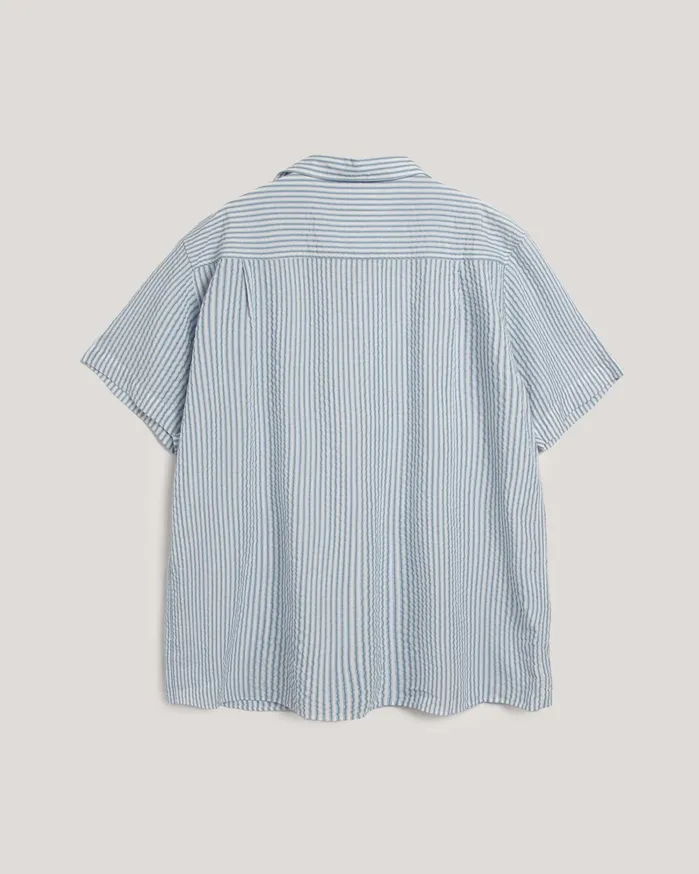 Men Malick Shirt Blue Multi YMC Shirts