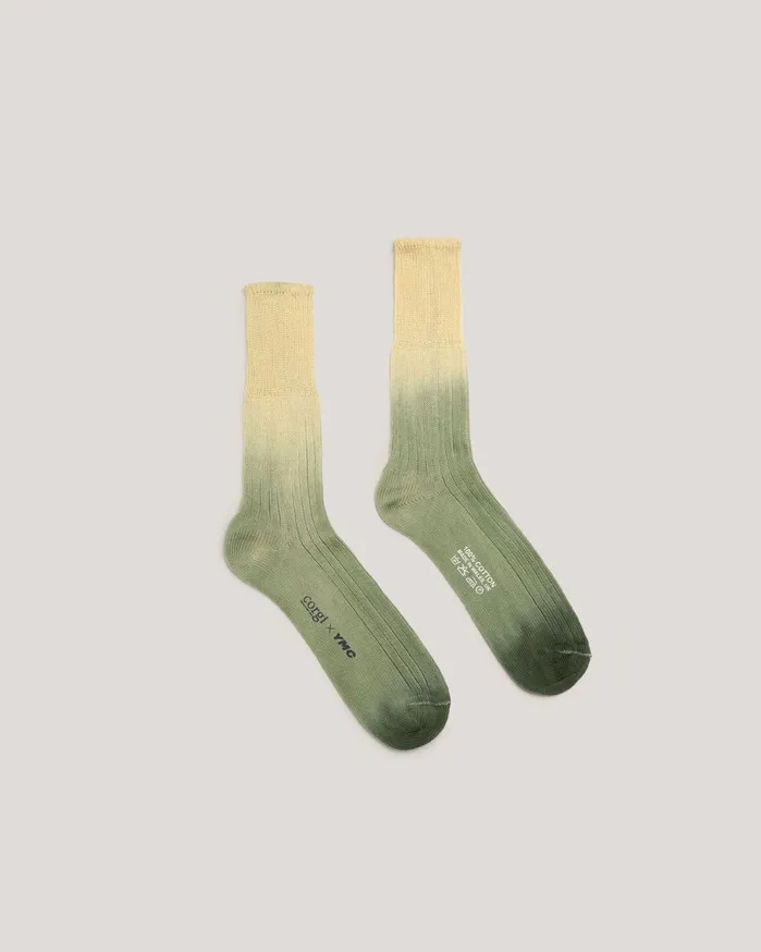 Men Men039s Dip Dye Sock Green YMC Socks