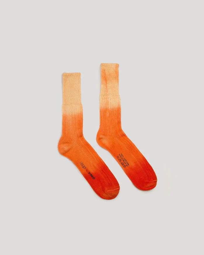 Men Men039s Dip Dye Sock Orange YMC Socks