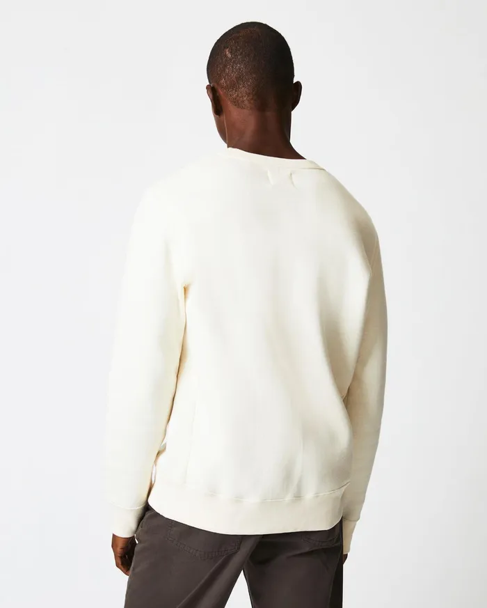 Men Muscle Shoals Sound Crew Natural Billy Reid Sweaters and Sweatshirts