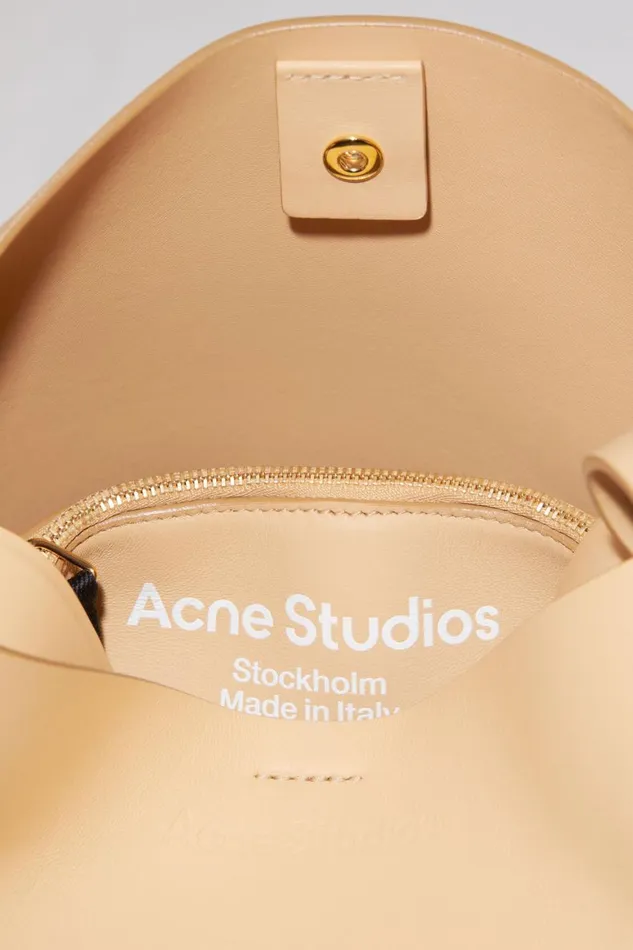 Men Musubi Mini Shoulder Bag Dune Beige Acne Studios Bags