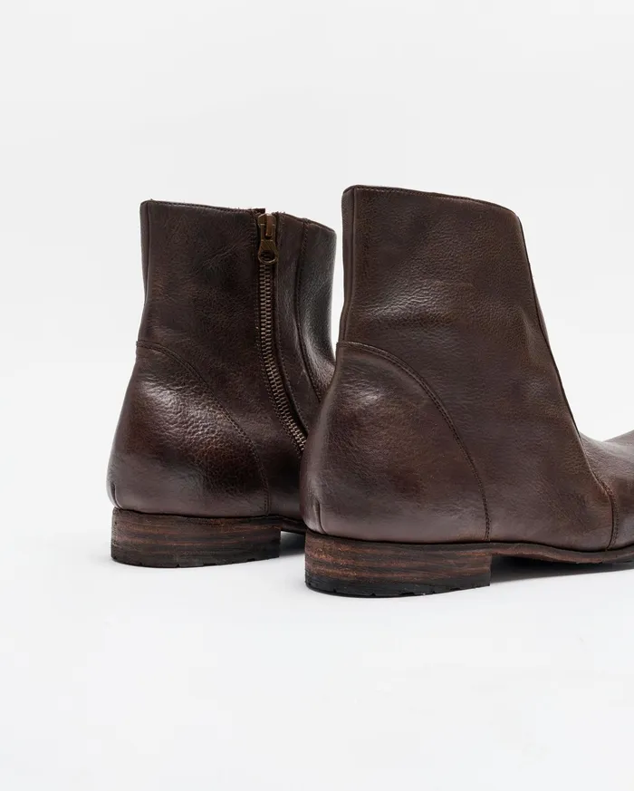 Men Paglia Moto Boot Blackdark Brown Billy Reid Footwear