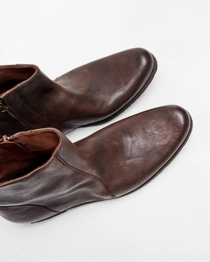 Men Paglia Moto Boot Blackdark Brown Billy Reid Footwear