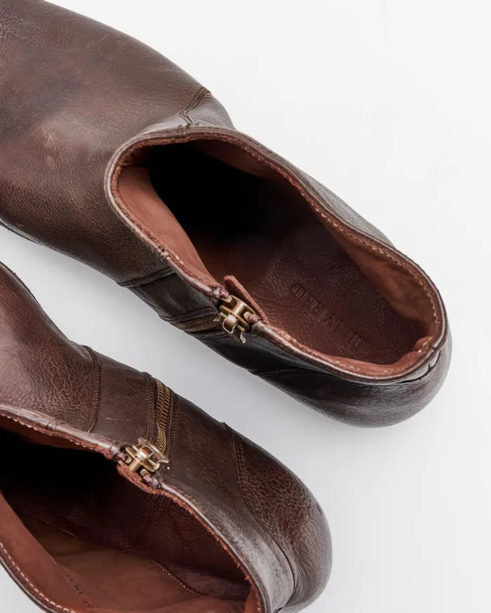 Men Paglia Moto Boot Blackdark Brown Billy Reid Footwear