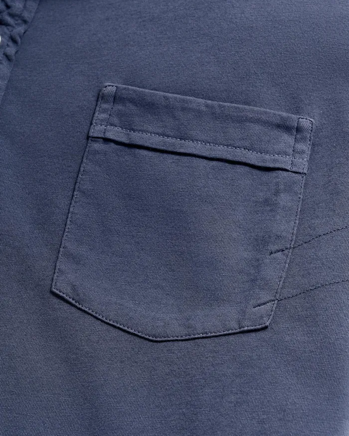 Men Pensacola Polo Navy Billy Reid Polos Tees and Henleys