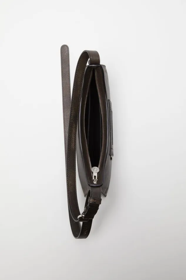 Men Platt Mini Shoulder Bag Dark Brownbeige Acne Studios Bags