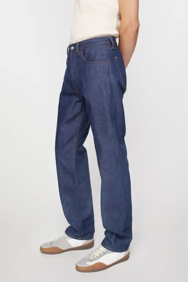 Men Regular Fit Jeans 1996 Indigo Blue Acne Studios Jeans