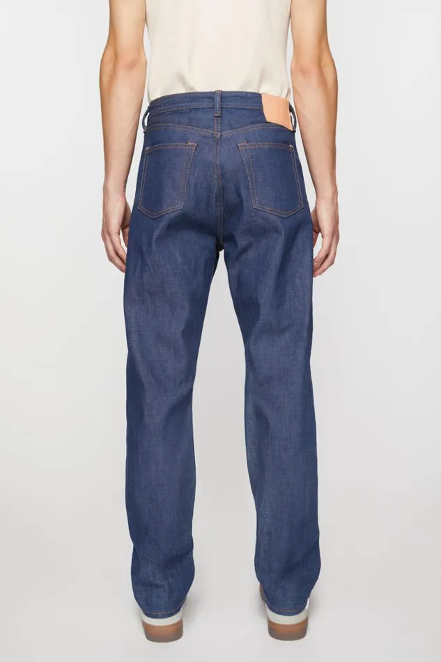 Men Regular Fit Jeans 1996 Indigo Blue Acne Studios Jeans