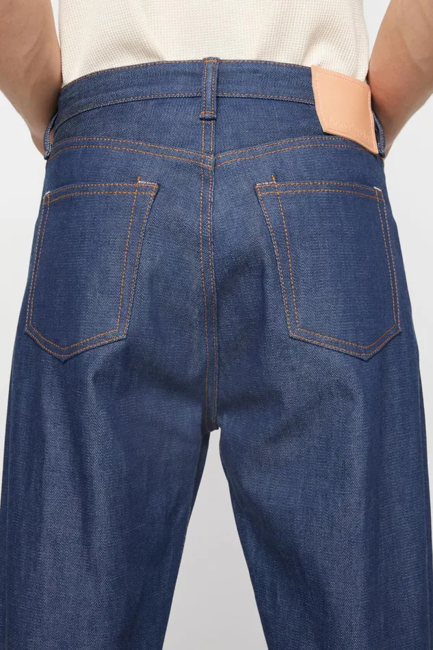 Men Regular Fit Jeans 1996 Indigo Blue Acne Studios Jeans