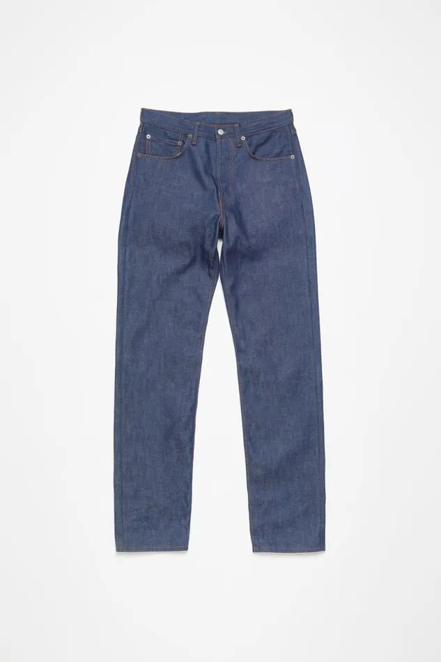 Men Regular Fit Jeans 1996 Indigo Blue Acne Studios Jeans