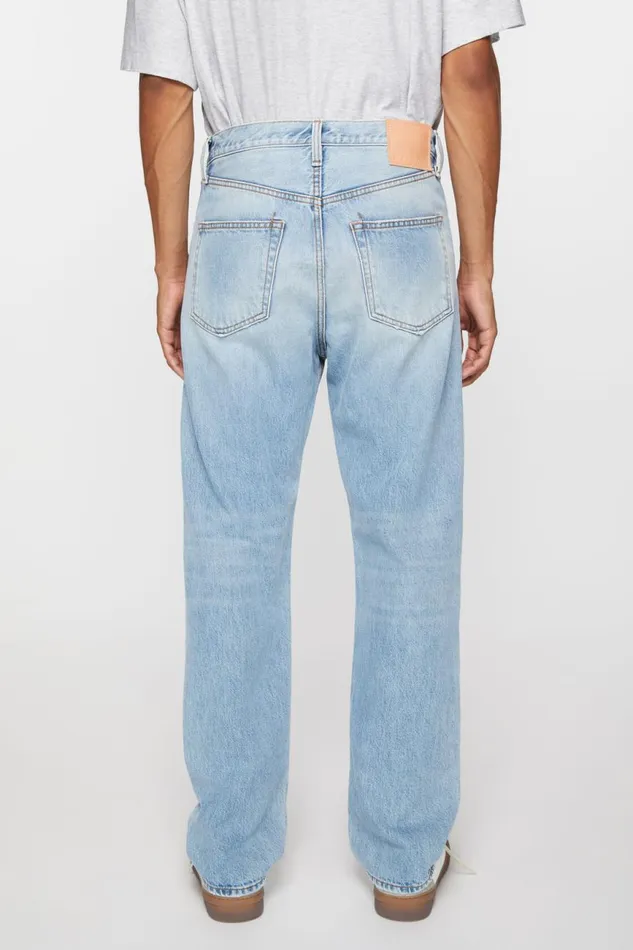Men Relaxed Fit Jeans 8211 2003 Light Blue Acne Studios Jeans