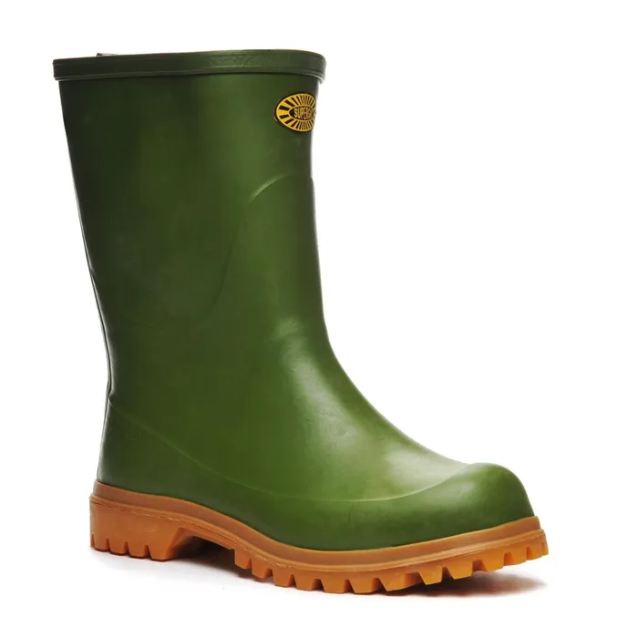 Men Rubber Boots Unisex 7133TRONCHETTO ALPINA High Cut OLIVE Superga Gumboots