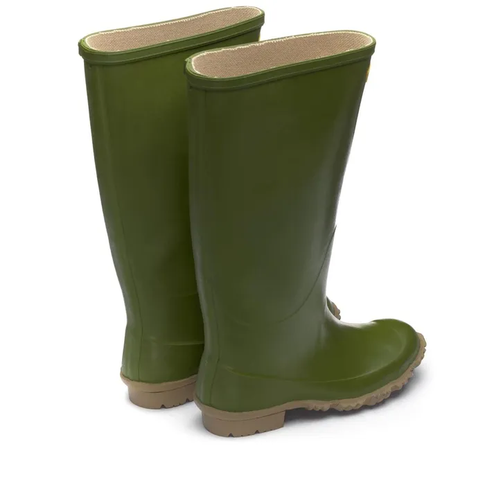 Men Rubber Boots Unisex 7266GINOCCHIO PADUS High Cut OLIVE Superga Gumboots
