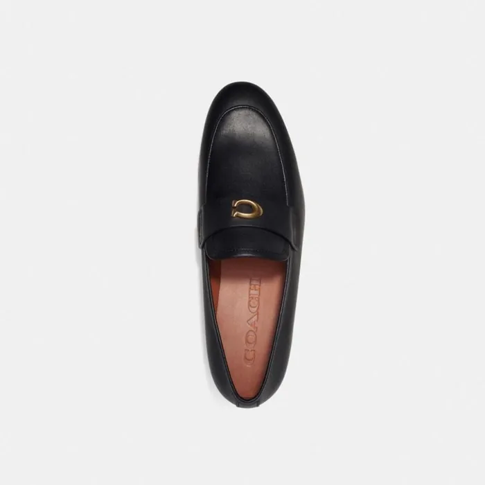 Men Sculpted Signature Loafer Black Coach Loafers and Drivers
