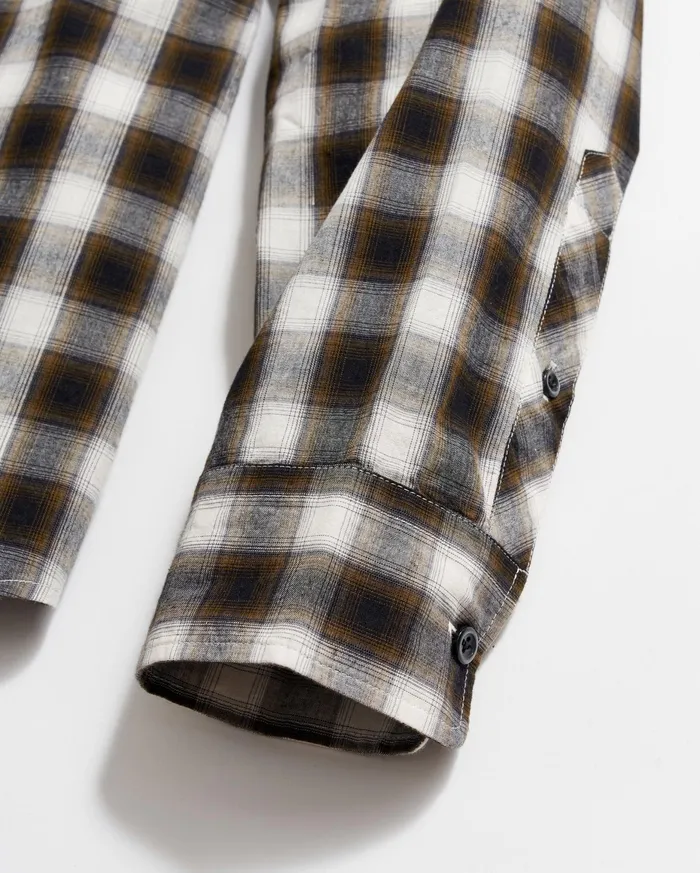 Men Shadow Plaid Tuscumbia Shirt Blackmulti Billy Reid Shirting