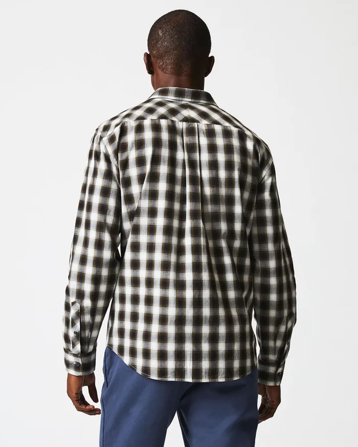 Men Shadow Plaid Tuscumbia Shirt Blackmulti Billy Reid Shirting