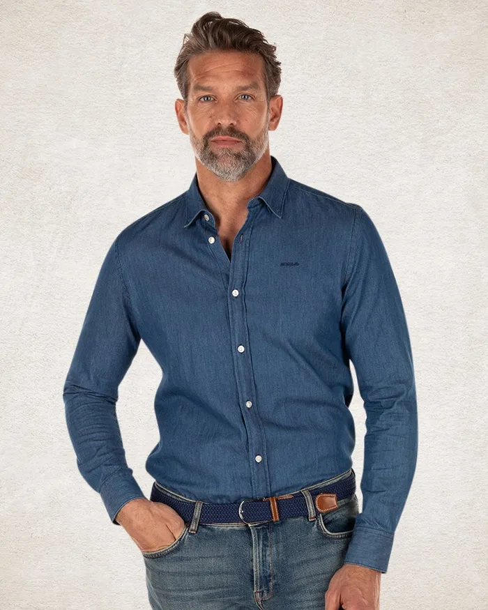 Men Shirts NZA New Zealand Auckland Cotton Denim Shirt