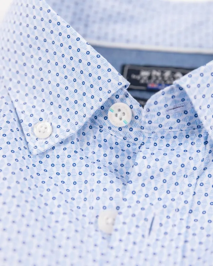 Men Shirts NZA New Zealand Auckland Dotted Lightblue Shirt 8211 Marble Blue Men Shirts NZA New Zealand Auckland Dotted Lightblue Shirt 8211 Marble Blue
