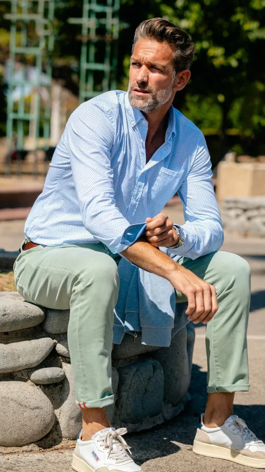 Men Shirts NZA New Zealand Auckland Dotted Lightblue Shirt 8211 Marble Blue Men Shirts NZA New Zealand Auckland Dotted Lightblue Shirt 8211 Marble Blue
