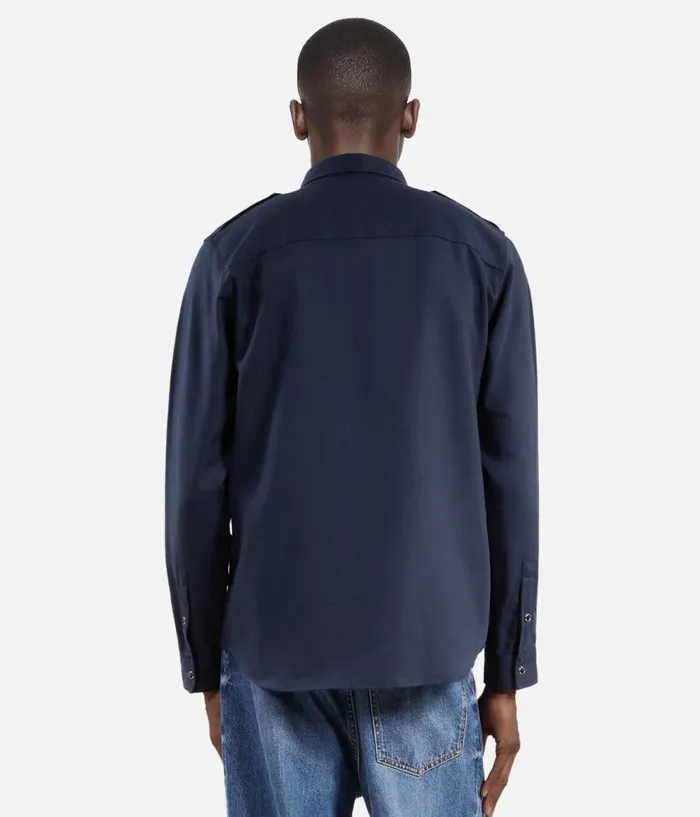 Men Shirts THE KOOPLES Navy Blue Shirt Men Shirts THE KOOPLES Navy Blue Shirt