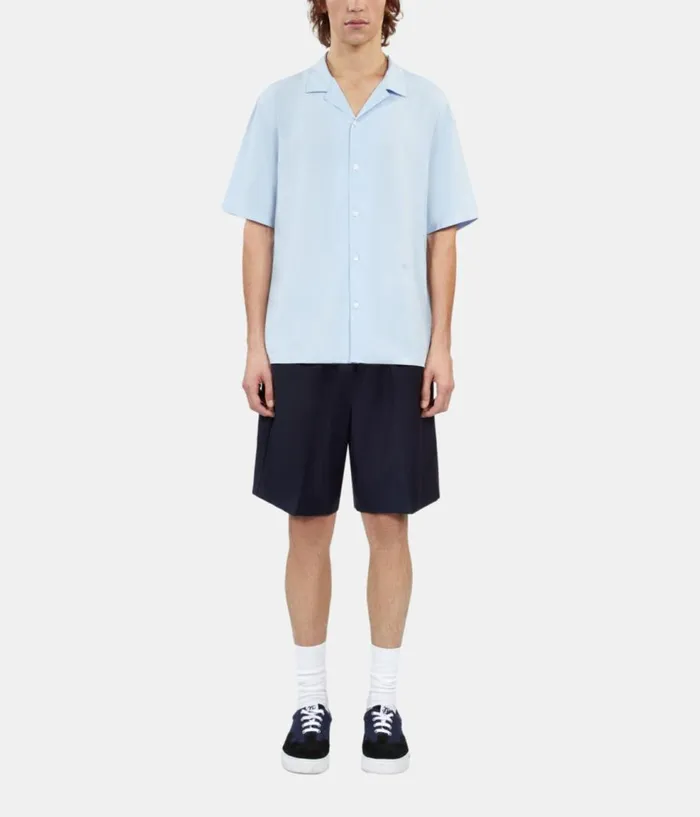Men Shirts THE KOOPLES Sky Blue Shortsleeved Shirt