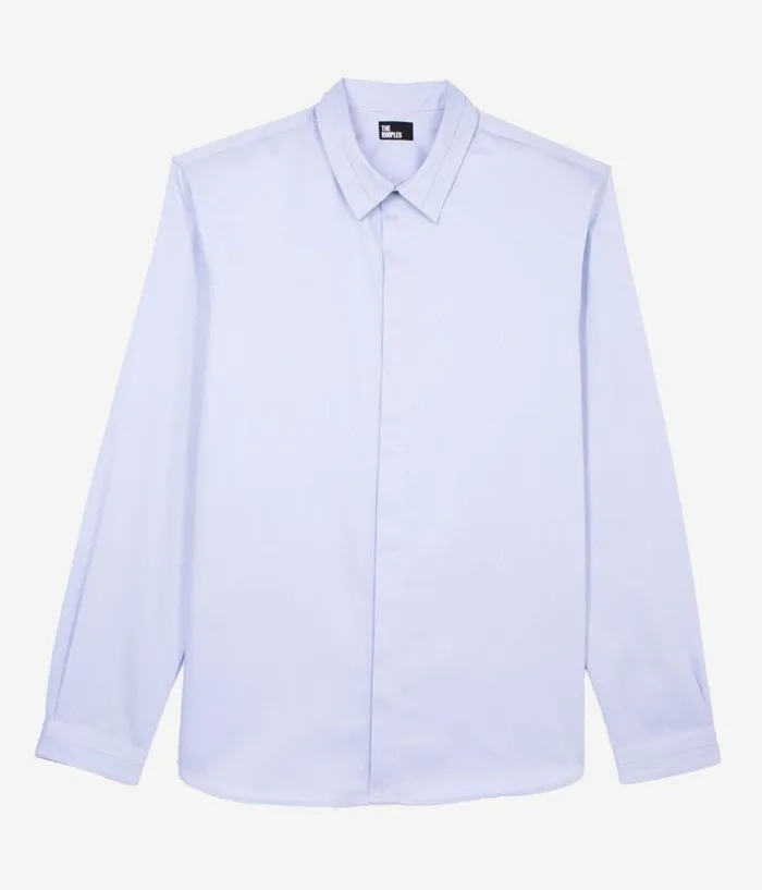 Men Shirts THE KOOPLES Smart Twill Sky Blue Shirt