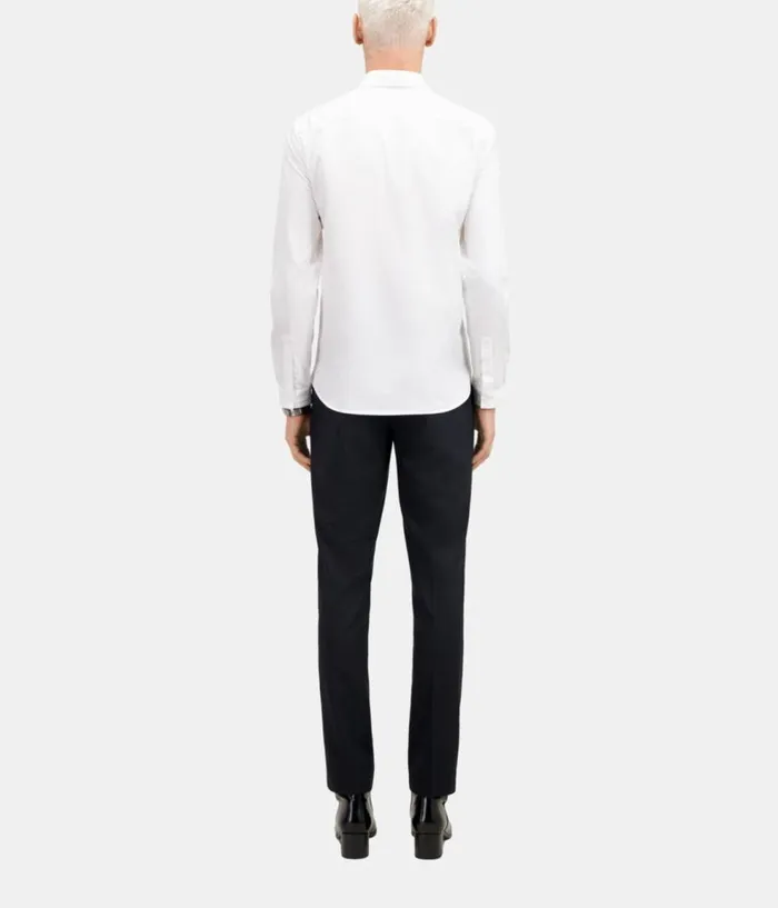 Men Shirts THE KOOPLES Smart Twill White Shirt Men Shirts THE KOOPLES Smart Twill White Shirt