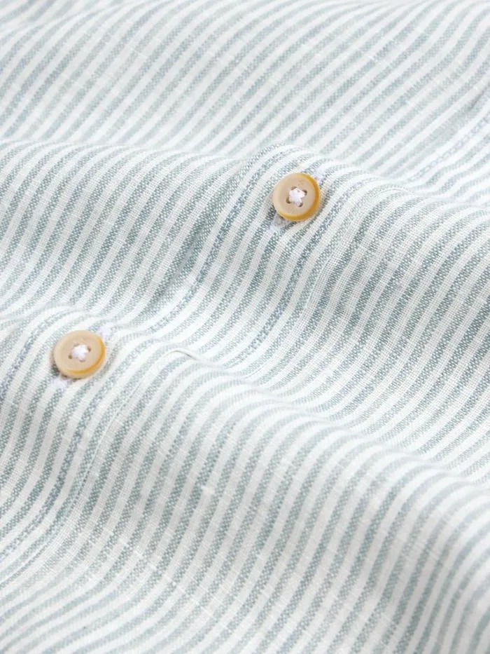 Men SHIRTS White Stuff Pembroke LS Linen Stripe Shirt Blue Multi Men SHIRTS White Stuff Pembroke LS Linen Stripe Shirt Blue Multi