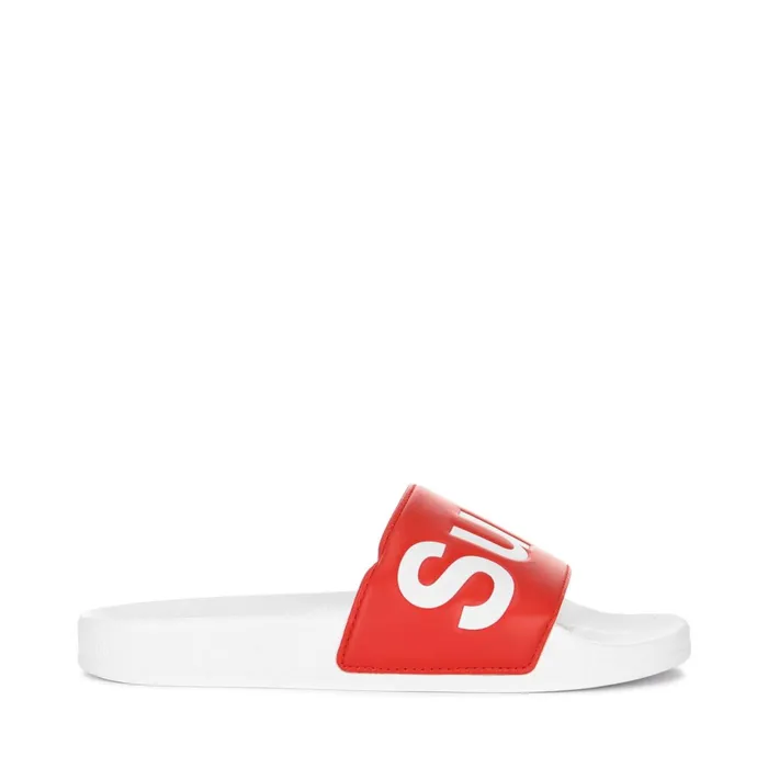 Men Slippers Unisex 1908 SLIDES POLYSOFT SLIDE WHITERED Superga Slippers