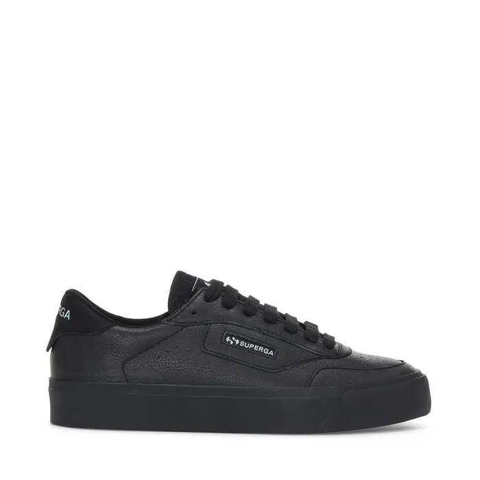 Men Sneakers Unisex 3843 COURT Low Cut TRIPLE BLACK Superga Low Cut