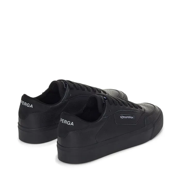 Men Sneakers Unisex 3843 COURT Low Cut TRIPLE BLACK Superga Low Cut