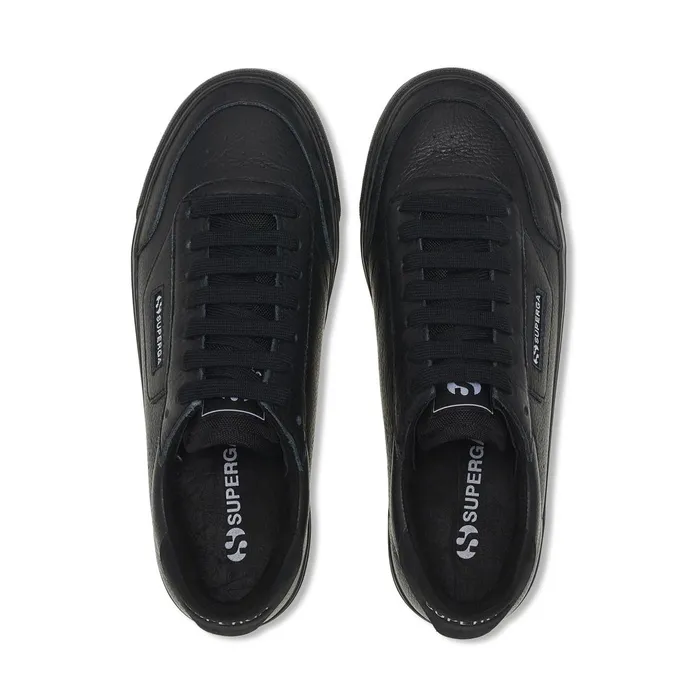 Men Sneakers Unisex 3843 COURT Low Cut TRIPLE BLACK Superga Low Cut