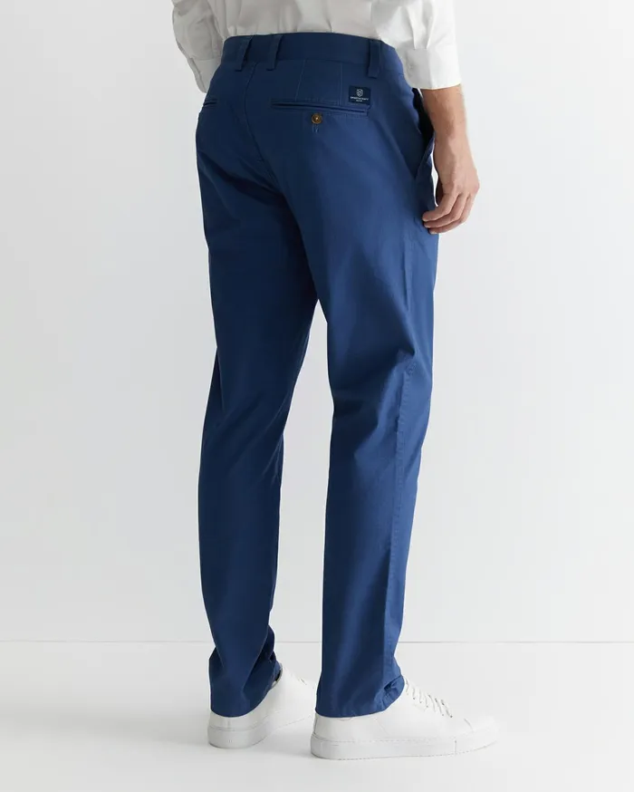 Men Sportscraft Pants Smith Tapered Chinos Azure