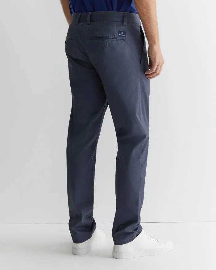 Men Sportscraft Pants Smith Tapered Chinos Storm Blue