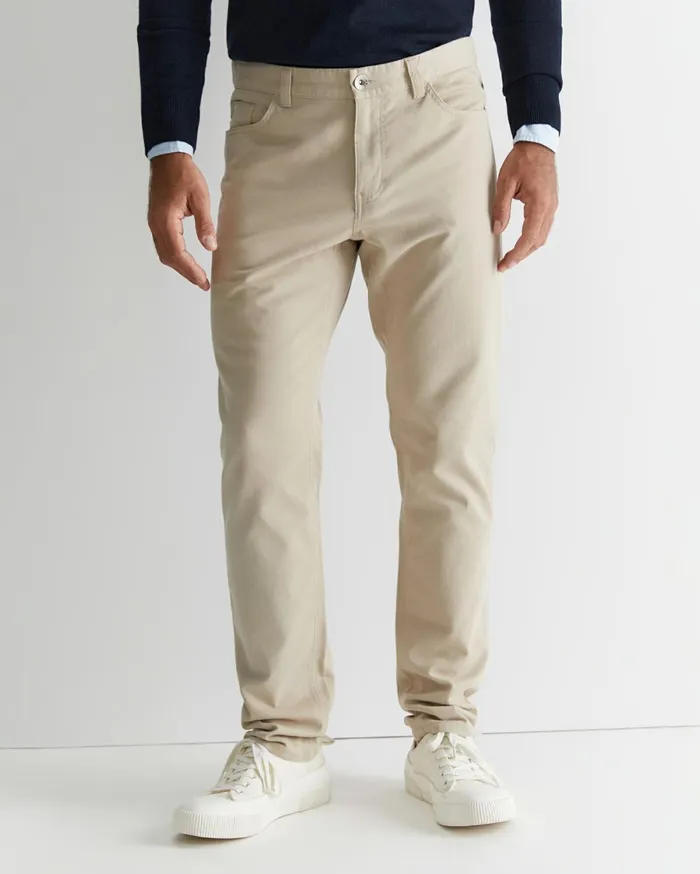 Men Sportscraft Pants Tapered Bedford Jean Sand