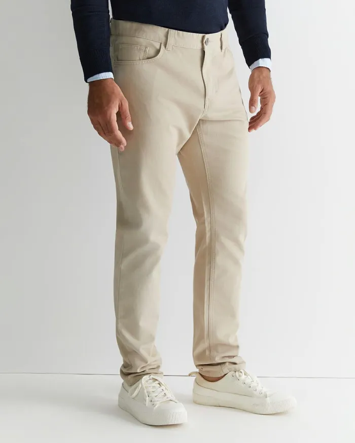 Men Sportscraft Pants Tapered Bedford Jean Sand