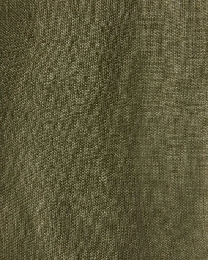 Men Sportscraft Shirts Short Sleeve Linen Shirt Khaki