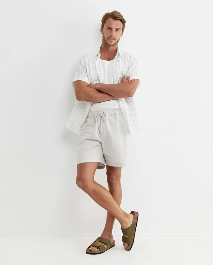 Men Sportscraft Shorts Waverly Volley Short Milk