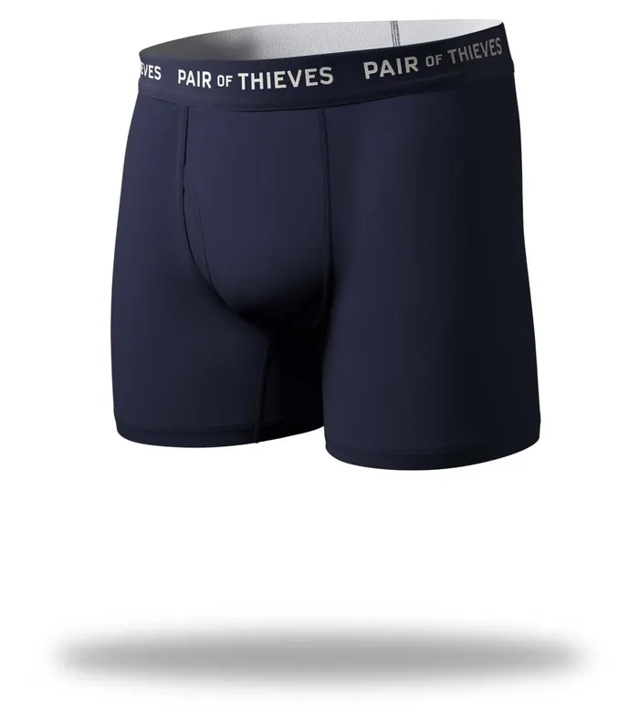 Men Supersoft Boxer Briefs Black Navy Underwear 2 Pack 1022720057 Pair Of Thieves Boxer Briefs