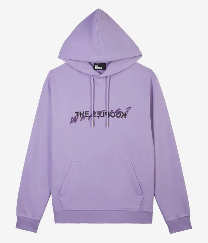 Men Sweatshirts and Sweatpants THE KOOPLES What Is Mauve Hoodie Men Sweatshirts and Sweatpants THE KOOPLES What Is Mauve Hoodie