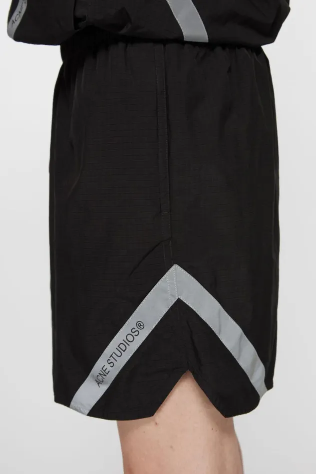 Men Swim Shorts Black Acne Studios Shorts