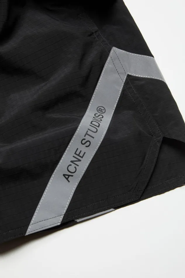 Men Swim Shorts Black Acne Studios Shorts