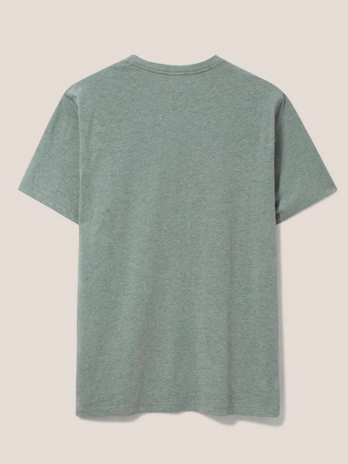 Men TSHIRTS White Stuff Beach Crusier Graphic Tee Dusty Green Men TSHIRTS White Stuff Beach Crusier Graphic Tee Dusty Green