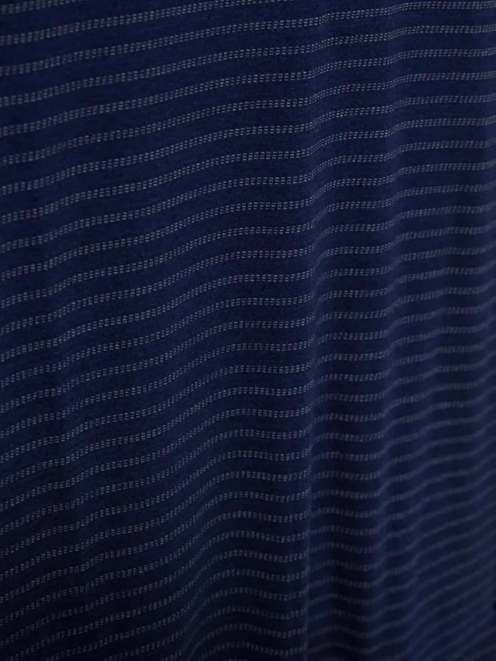 Men TSHIRTS White Stuff Interest Indigo Stripe Tee Indigo Blue Men TSHIRTS White Stuff Interest Indigo Stripe Tee Indigo Blue